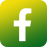 Green png image of Facebook logo